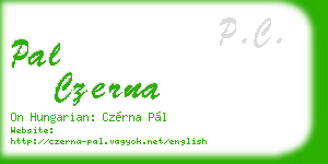 pal czerna business card